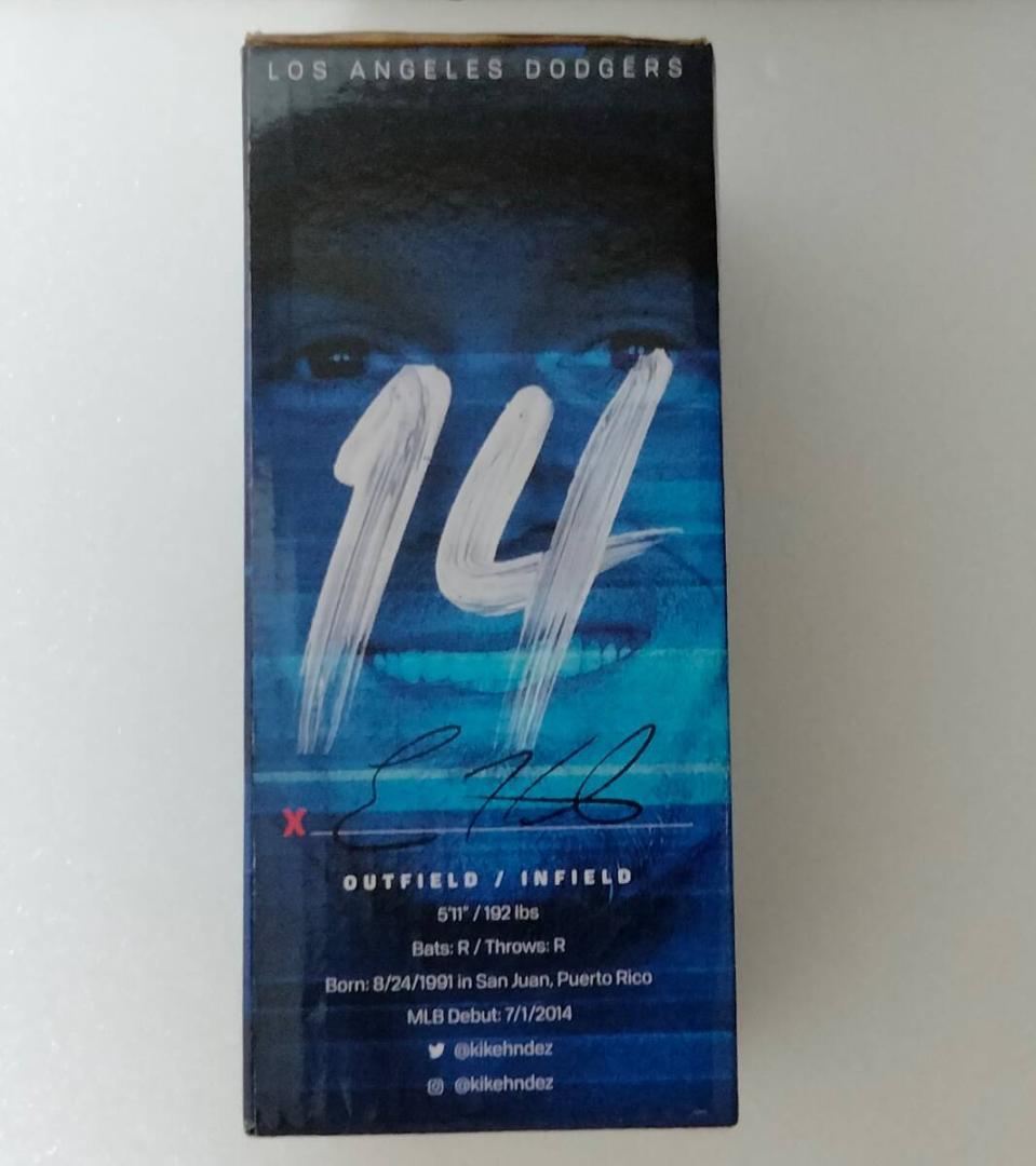 球場配布品 2019 キケ ヘルナンデス ボブルヘッド ドジャース MLB 限定