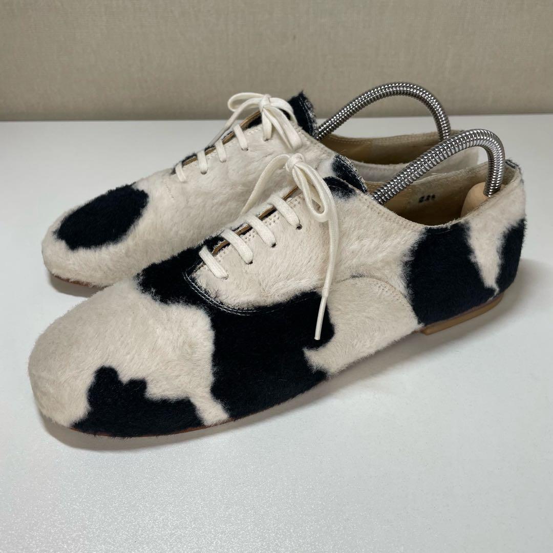 コムデギャルソン　カウモチーフファーシューズ　23.5㎝