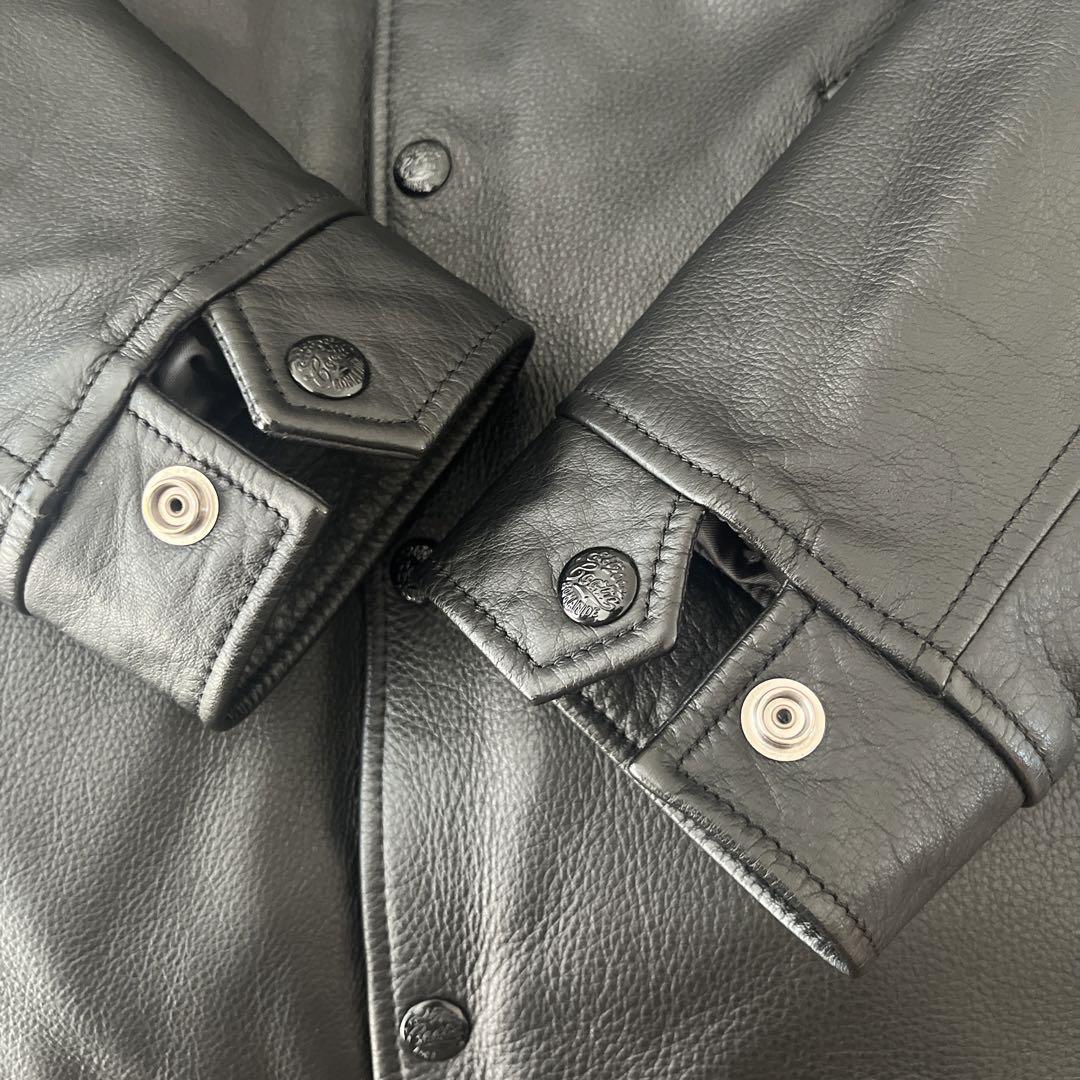 COOTIE Leather Garage Jacket Sサイズ
