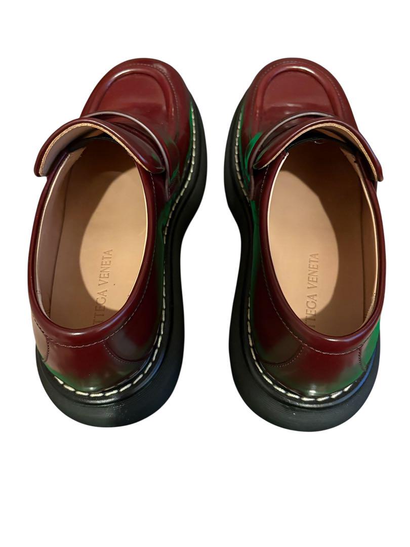 あ*さ様 BOTTEGA VENETA バウンスローファー　ボルドー