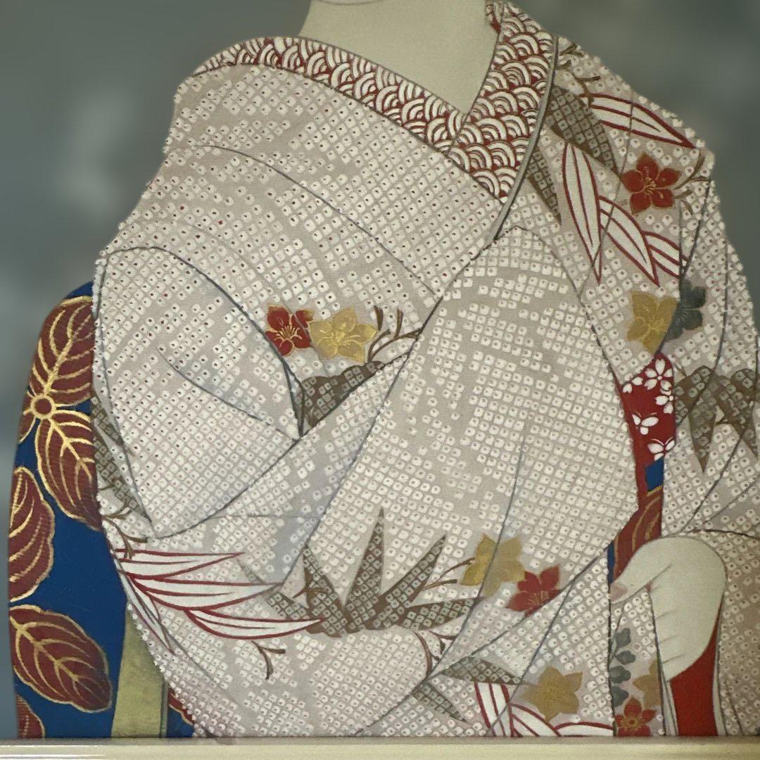 真作 五十嵐勉 肉筆 美人画 芸妓 日本画 絵画 水彩画 美術品 ア