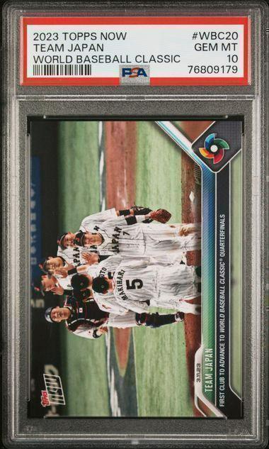 【PSA10】 2023 Topps Now Team Japan WBC20 7,636円