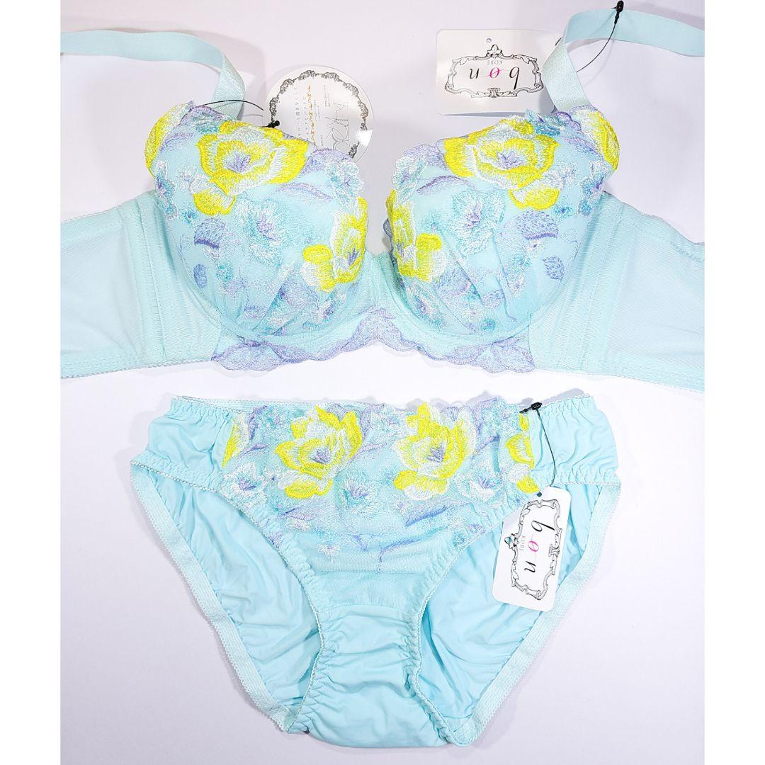 花柄刺しゅうブラジャーショーツセット 通販【ニッセン】