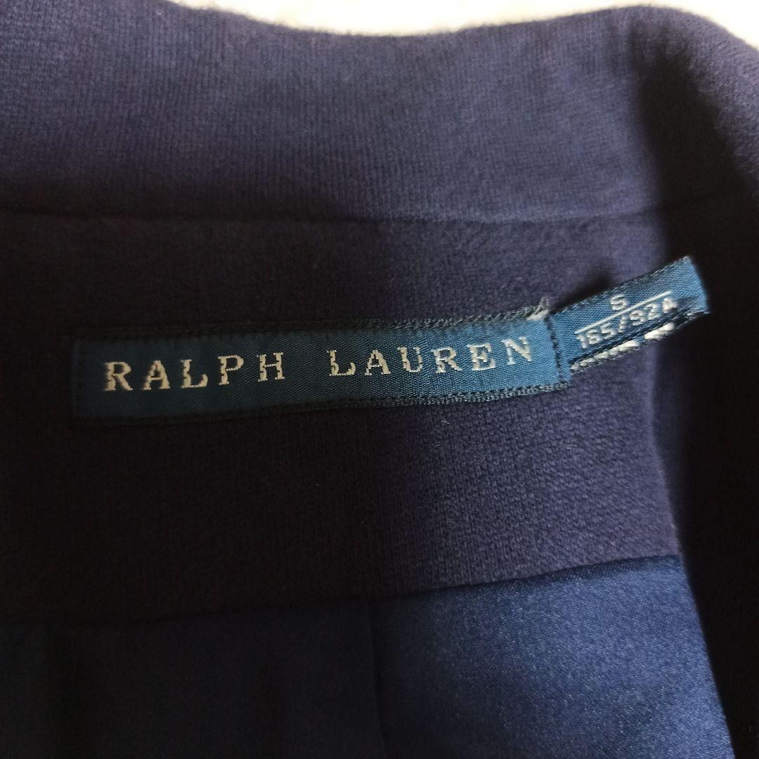 Ralph Lauren ラルフローレン レディース 紺ブレ 金ボタン 刺繍 L