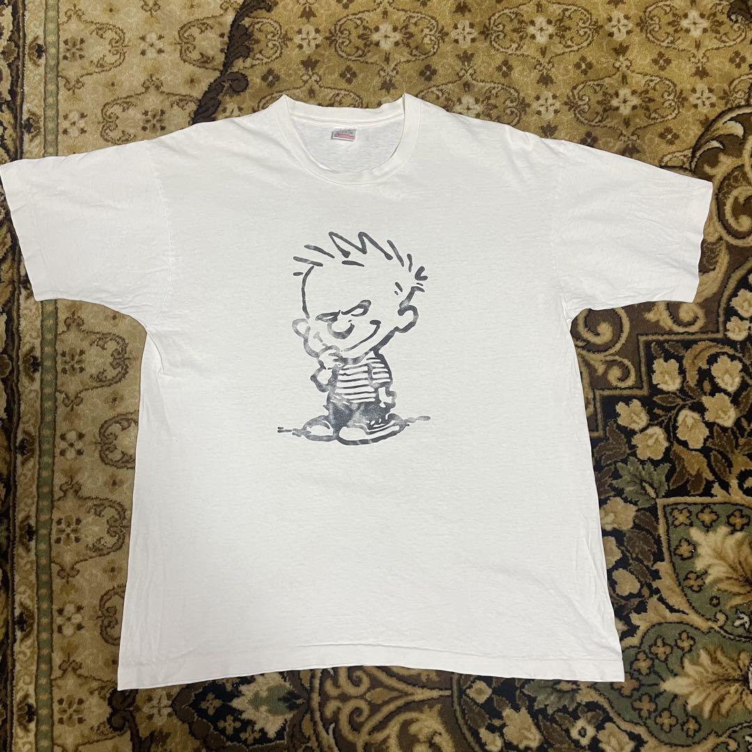 90年代 カルビンとホッブス fruit of the loom Ｌ