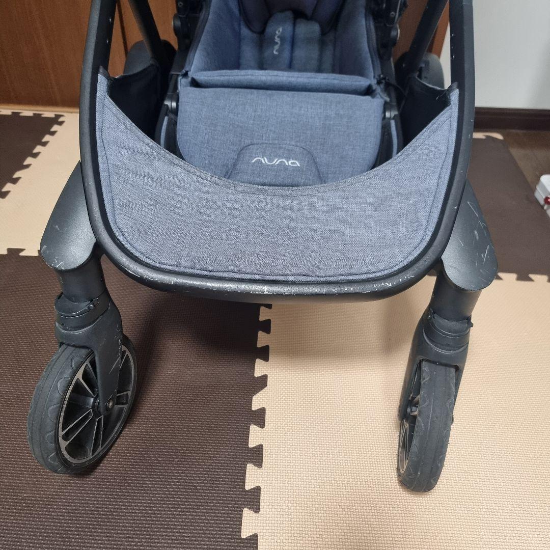 引取限定 二人乗りベビーカー nuna demi grow デミグロウ