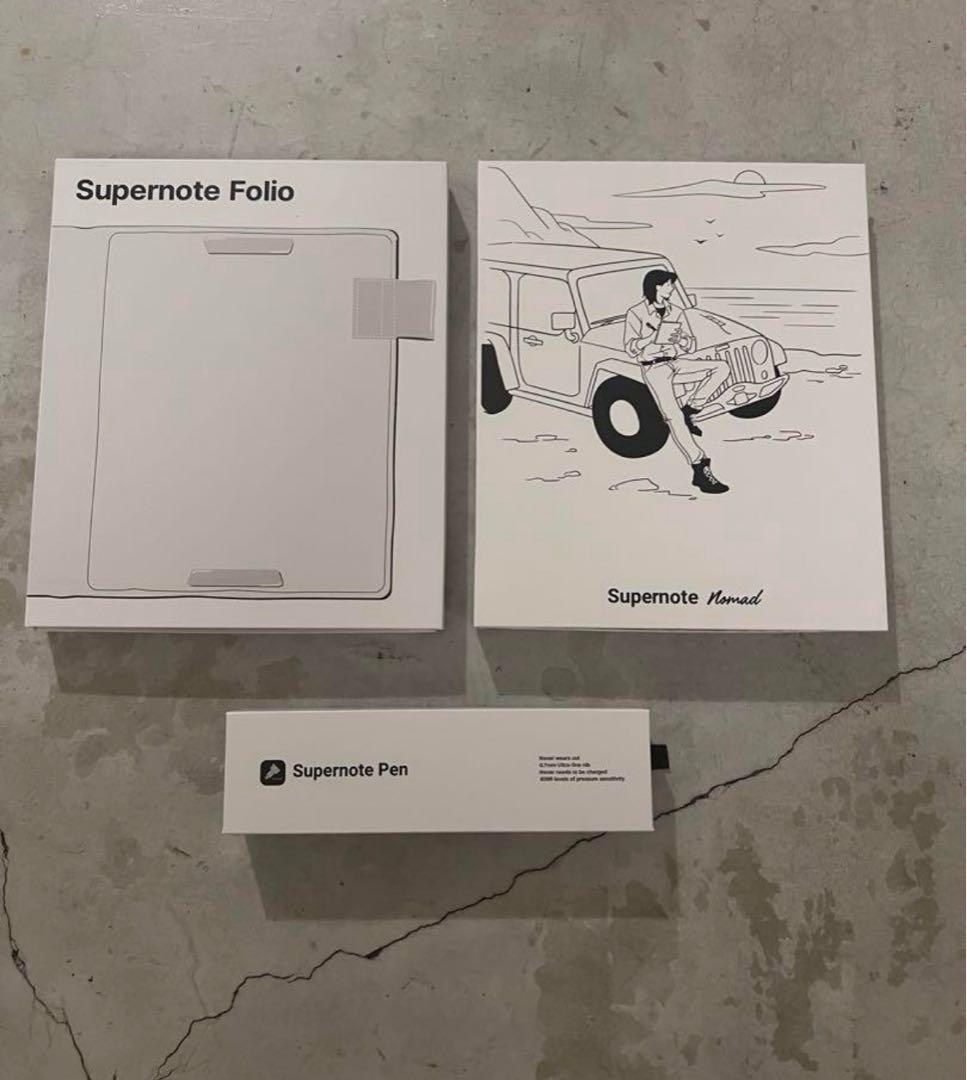 Supernote NomadA5-3点セット(本体、カバー、ペン)