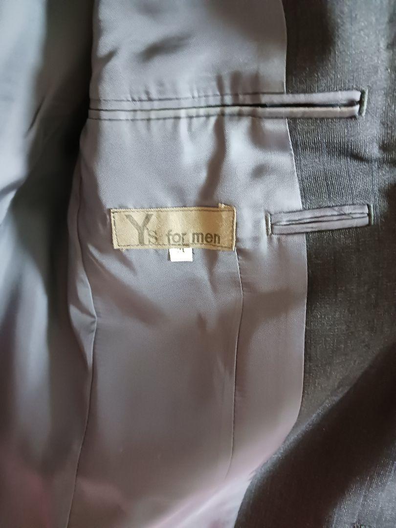 Y's for men グレー ストライプ ジャケット