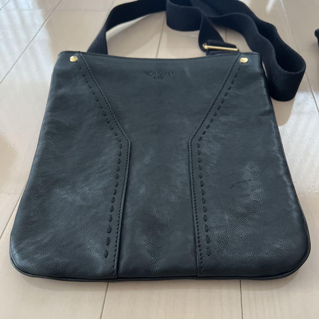 イヴサンローランパリ ショルダーバッグ黒Saint Laurent Paris
