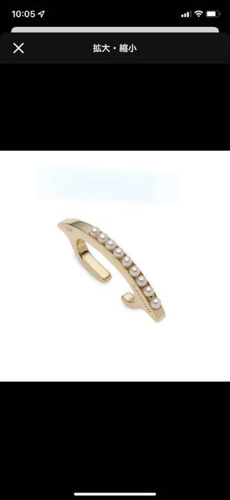 最新作新品 Hirotaka Baby Pearl Bow Cuff k10 YG gP7GZ-m73095616329 人気SALE本物保証