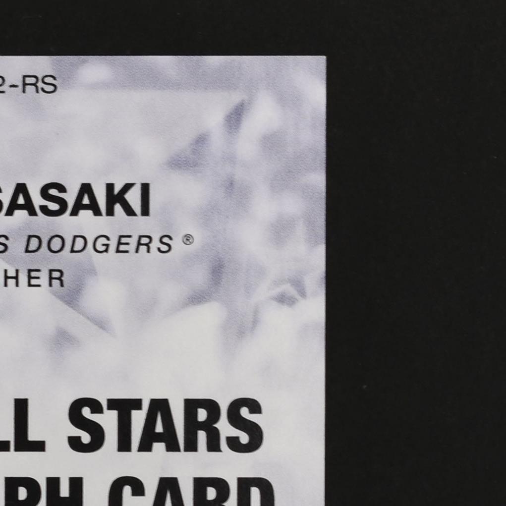 佐々木朗希 直筆サインカード 2025 Topps BSA2-RS Autoやや傷や汚れあり UP786_INFO