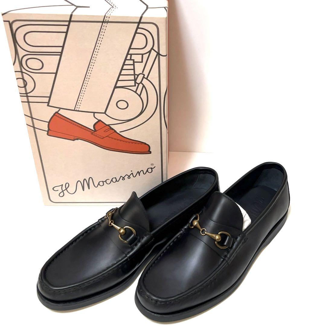 IL MOCASSINO 別注 オイルドレザー ビットローファー
