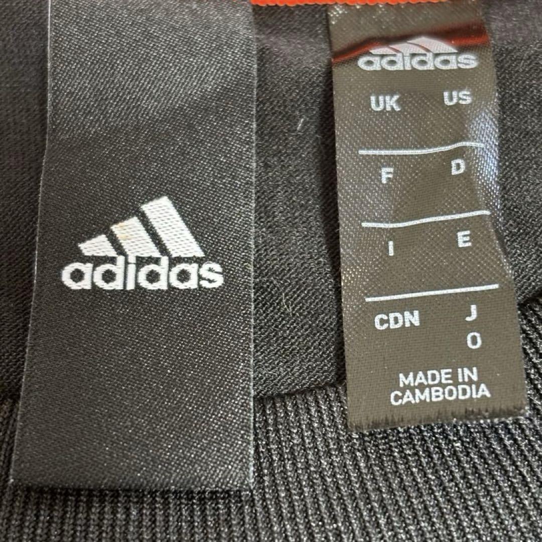 adidas ブラック Tシャツ オレンジロゴ Oサイズ - メルカリ