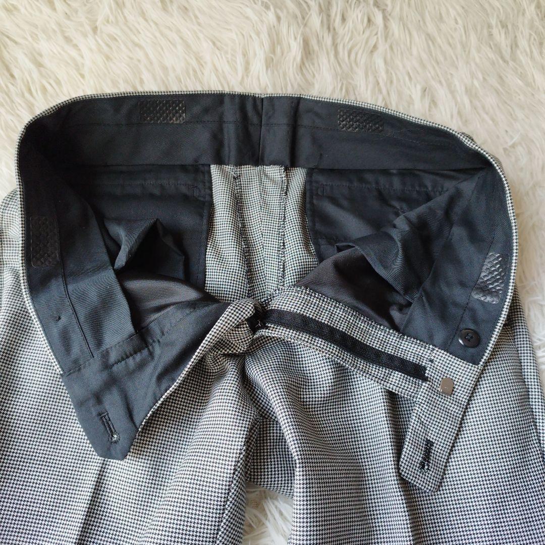 現行タグ✨タカキュー スーツ セットアップ 千鳥 ストレッチ