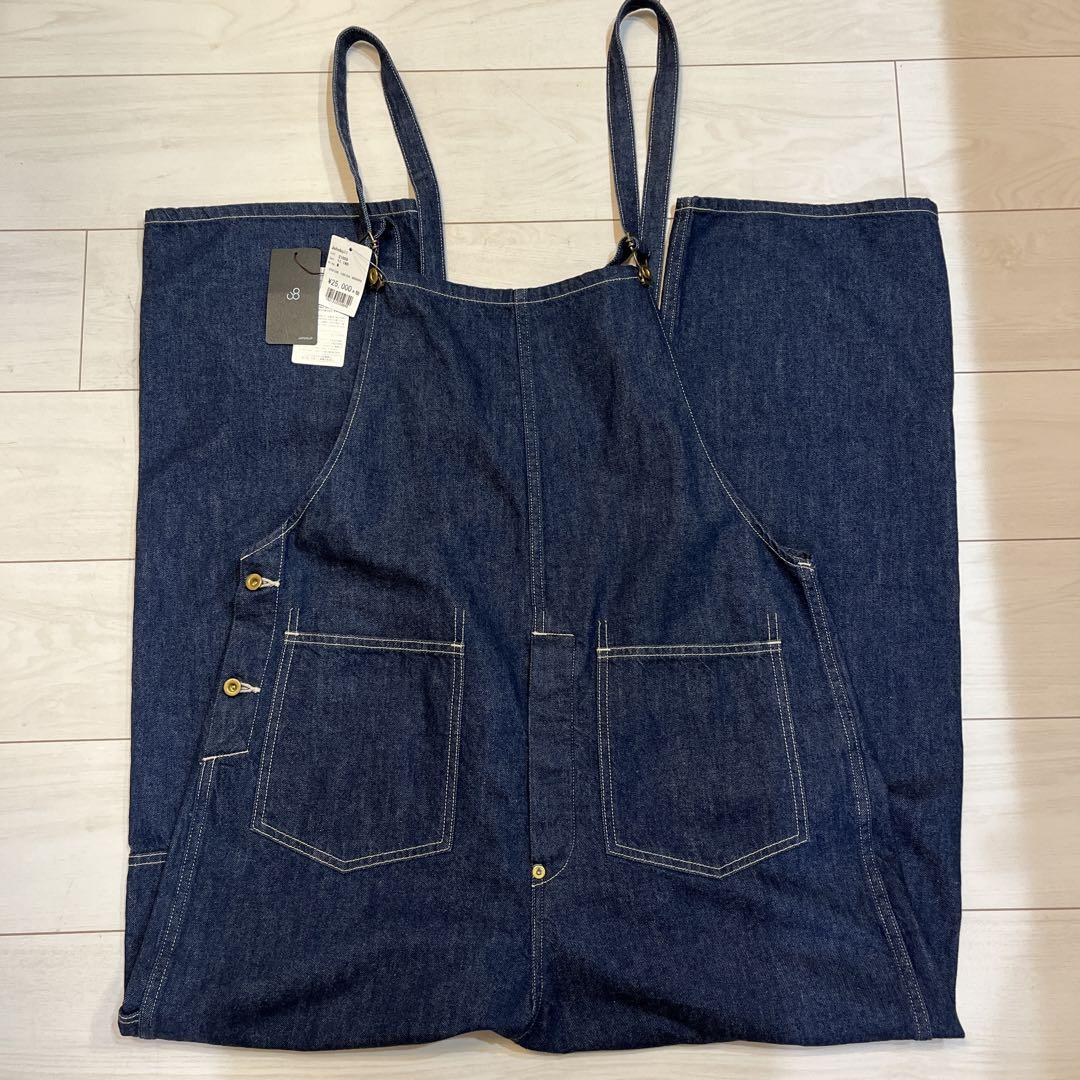 【新品】定番 JOHNBULL ジョンブル メンズ デニム　ワークオーバーオール