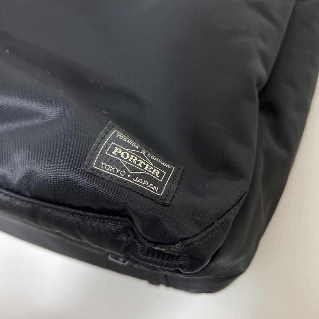 吉田カバン PORTER TIME ビジネス トートバッグ ブラック 中古