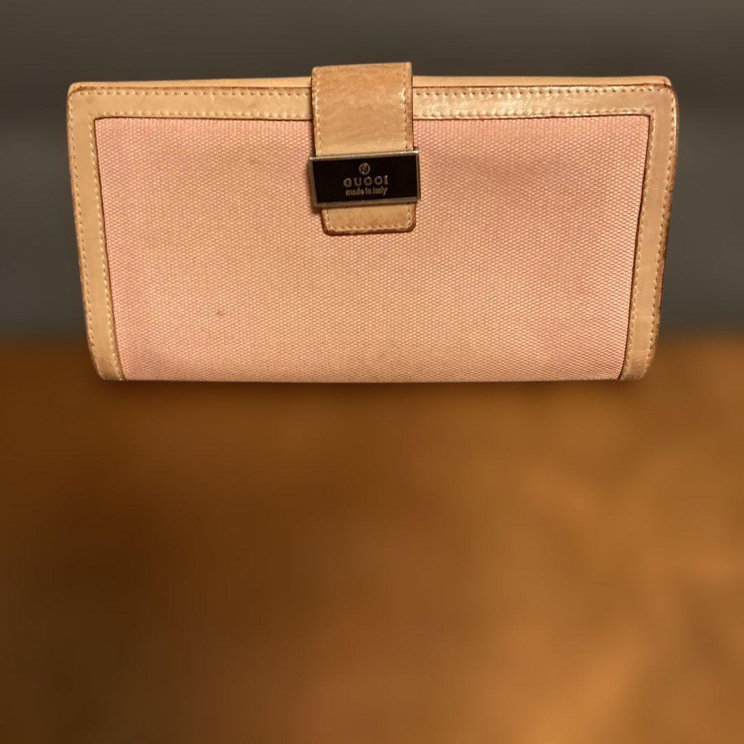 レア☆GUCCIピンク 長財布