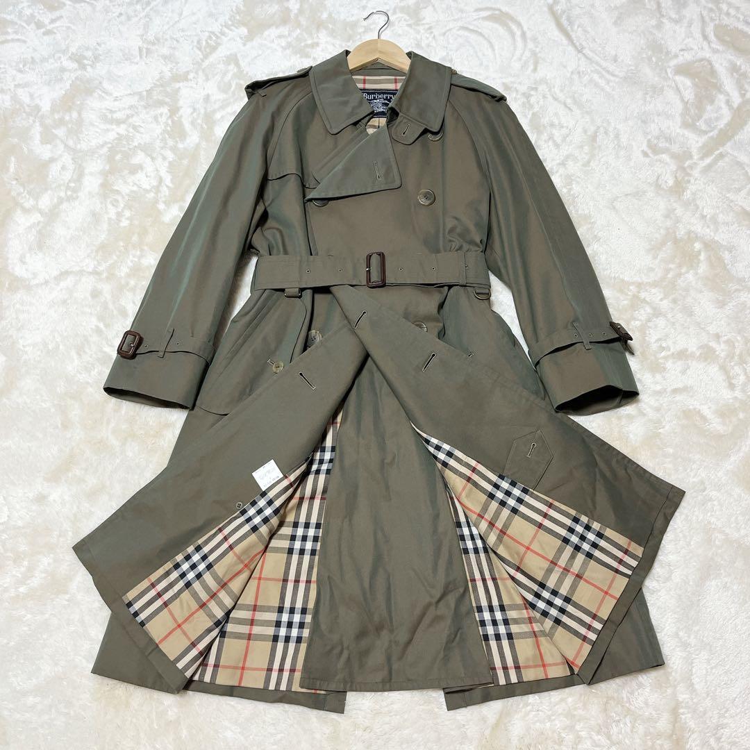 Burberry's バーバリーズ トレンチコートノバチェック玉虫色 Burberry's バーバリーズ トレンチコートノバチェック玉虫色