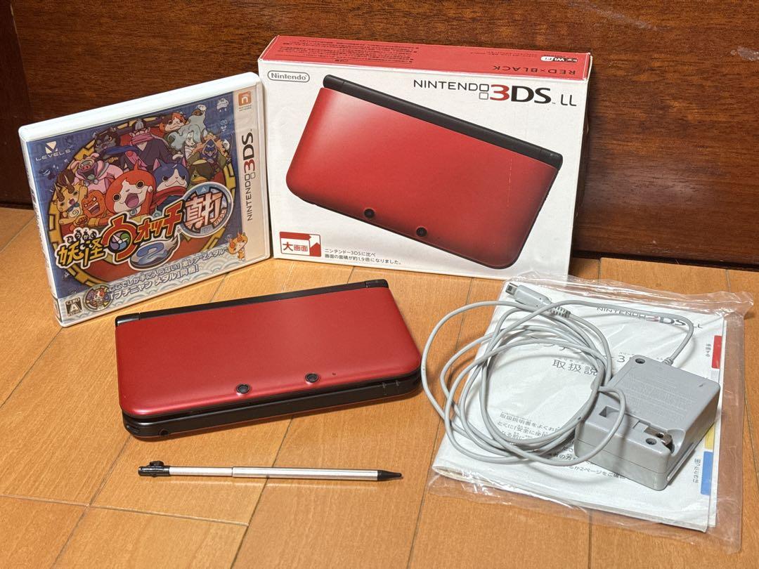 Nintendo 3DS LL 赤 本体 + 妖怪ウォッチ真打 Nintendo 3DS LL 赤 本体 + 妖怪ウォッチ真打