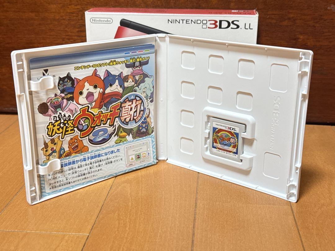 Nintendo 3DS LL 赤 本体 + 妖怪ウォッチ真打 Nintendo 3DS LL 赤 本体 + 妖怪ウォッチ真打