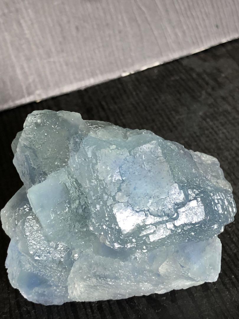 ✳レア　绮丽なブルー　189g 大粒　単晶体　福建産　フローライト 蛍石
