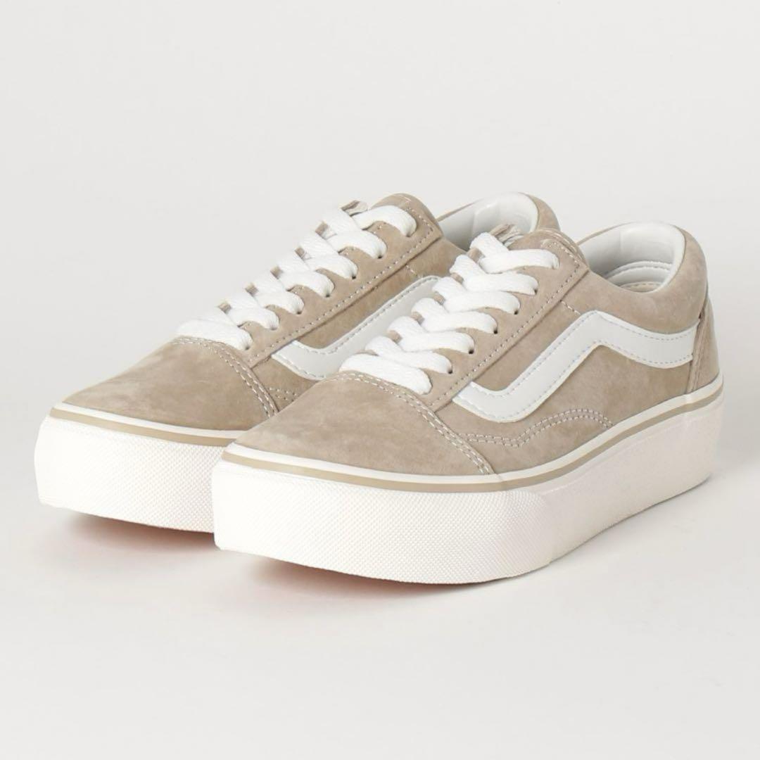 VANS オールドスクールV36S PLAT BEIGE 23cm 美品