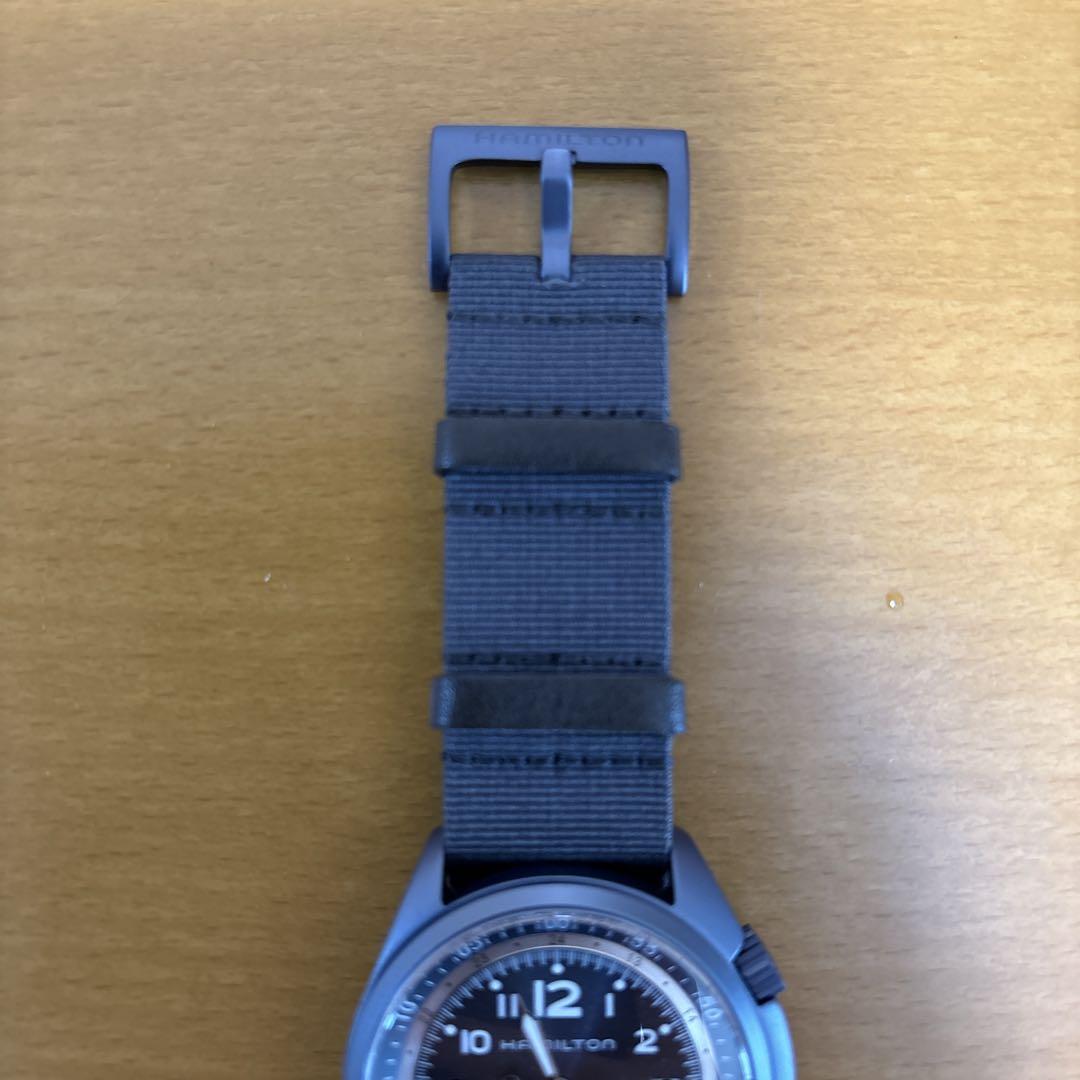 H804950　ハミルトン　カーキ　パイロット　パイオニア　アルミニウム