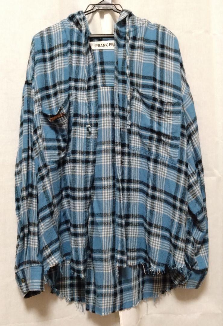 PRANK PROJECT　Hooded Check Shirt　大森元貴