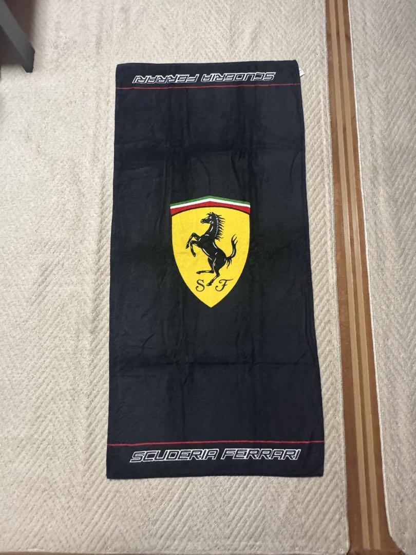 Ferrari フェラーリ バスタオル 黒 SCUDERIA FERRARI - メルカリ