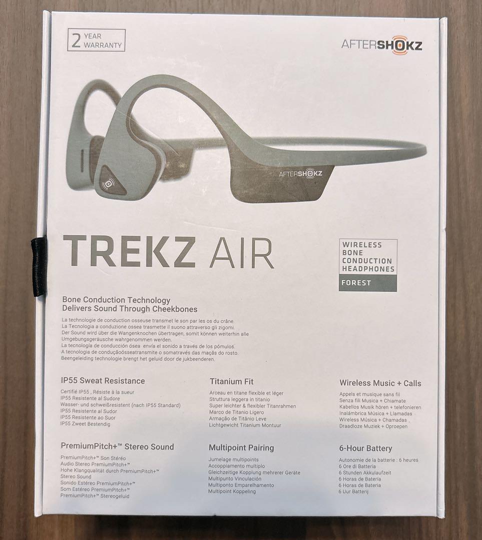 AfterShokz 骨伝導ワイヤレスヘッドホン（フォレストグリーン）