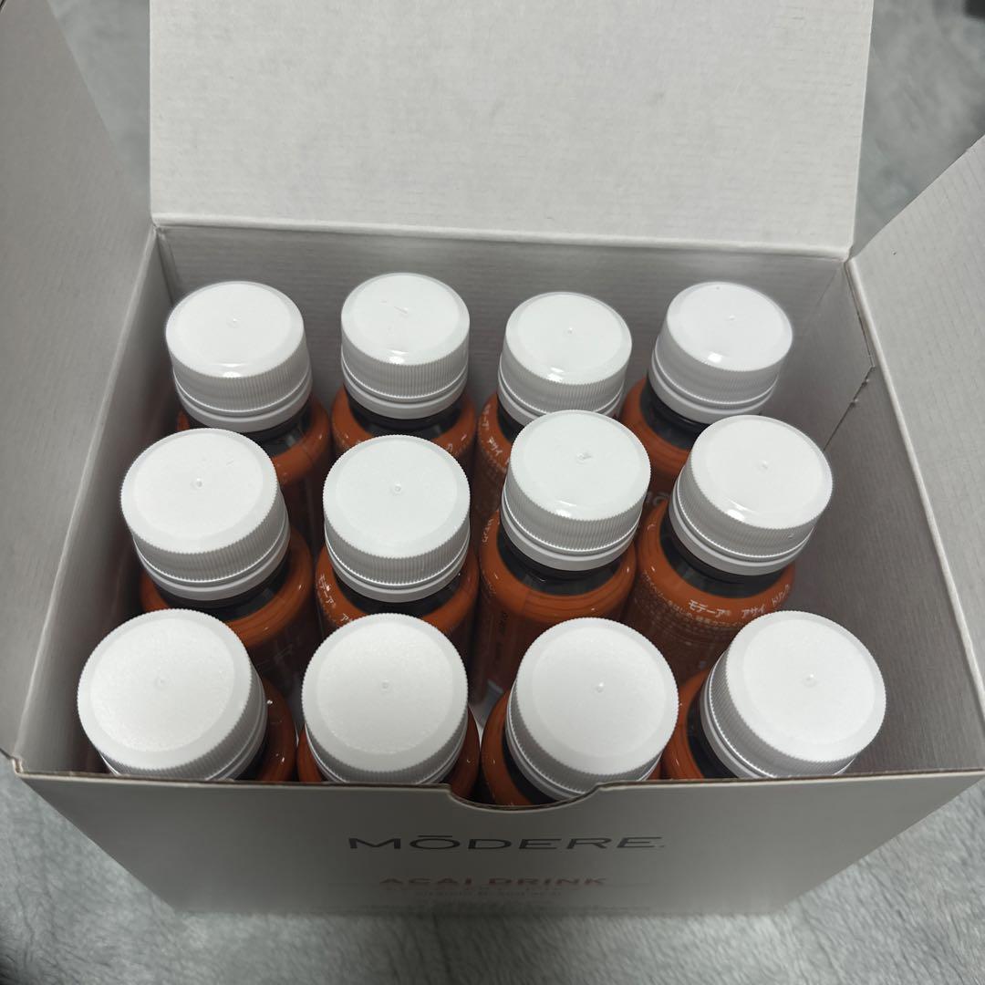 【新品未開封】モデーア アサイ ドリンク 90mL×12本　1箱