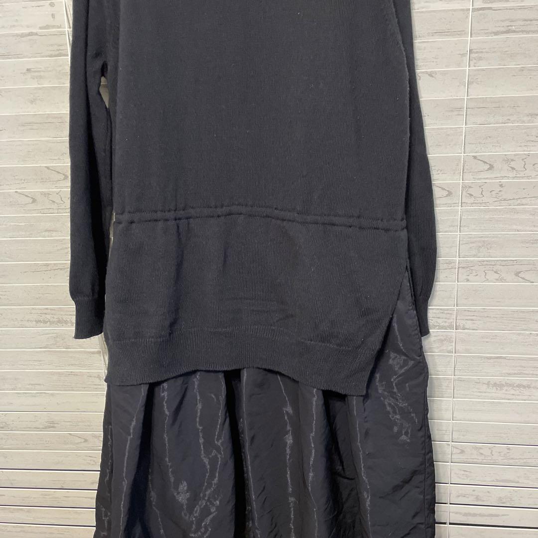 BLACK COMMEdesGARCONS ニットドッキングワンピース - メルカリ BLACK COMMEdesGARCONS ニットドッキングワンピース - メルカリ