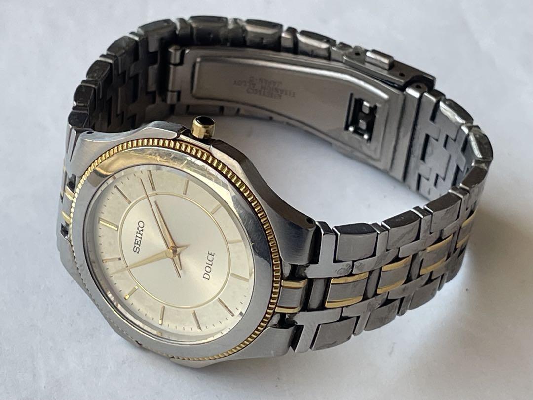 時計 SEIKO DOLCE TITANIUM ALLOY 8N41-8270