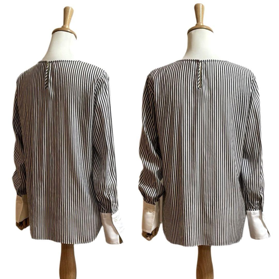 BRUNELLO CUCINELLI】 シルク100％ プルオーバーブラウス