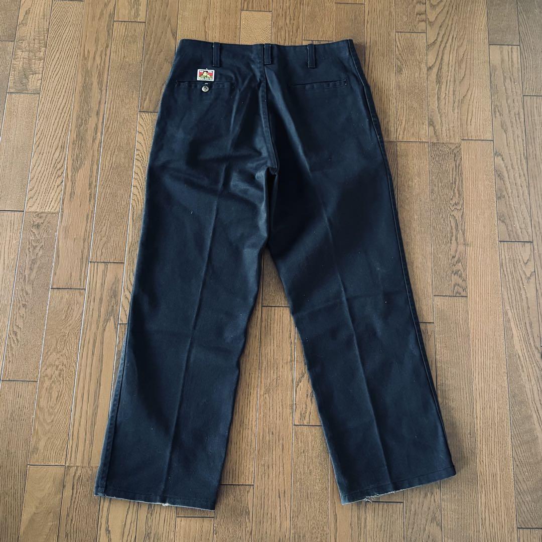 90s 極太 Ben Davis フリスコパンツ デニム W34 希少レア]90s BEN DAVIS フリスコパンツ W34 USA製