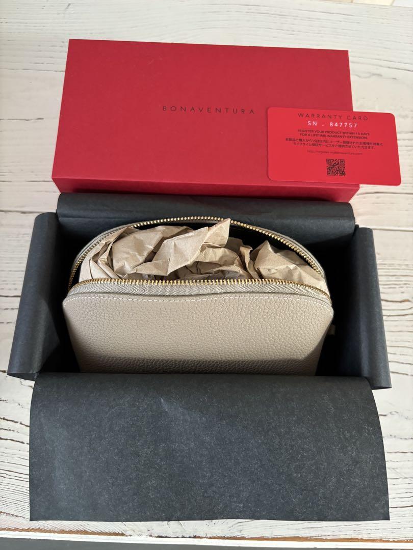 新品【ボナベンチュラ】コスメティックポーチ (スモール)
