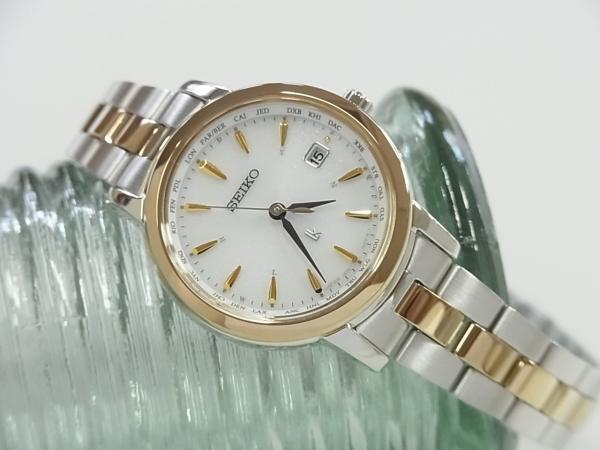 SEIKOルキア SSVV076 ソーラー電波時計 LUKIA LadyGold 現在在庫あり