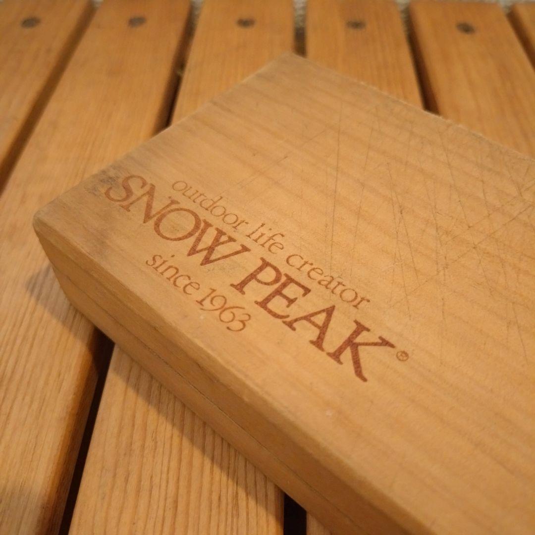 SNOW PEAK 旧ロゴ　まな板包丁セット