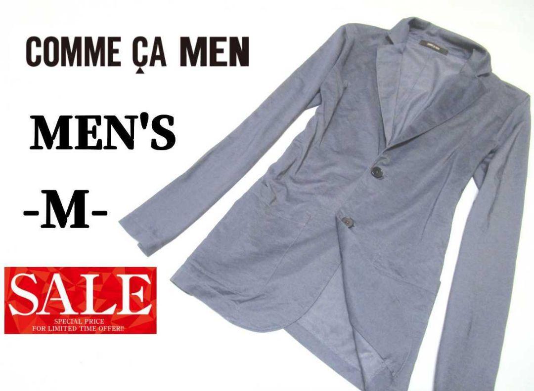 美品メンズM◇COMME CA MEN◇春夏薄手テーラードシャツ