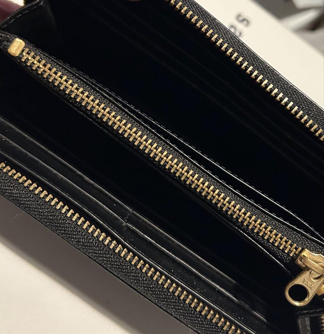 コムデギャルソン ロゴプリント ラウンドジップ長財布★正規品