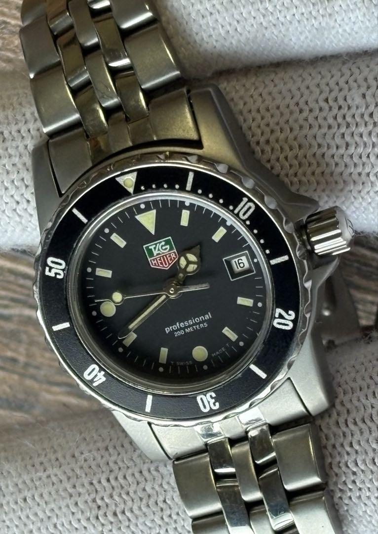 稼働 美品 TAG Heuer タグホイヤー プロフェッショナル WD1410