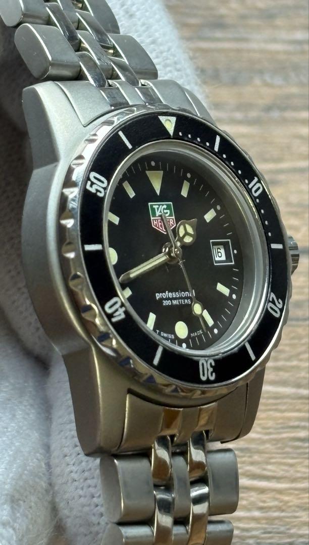 稼働 美品 TAG Heuer タグホイヤー プロフェッショナル WD1410