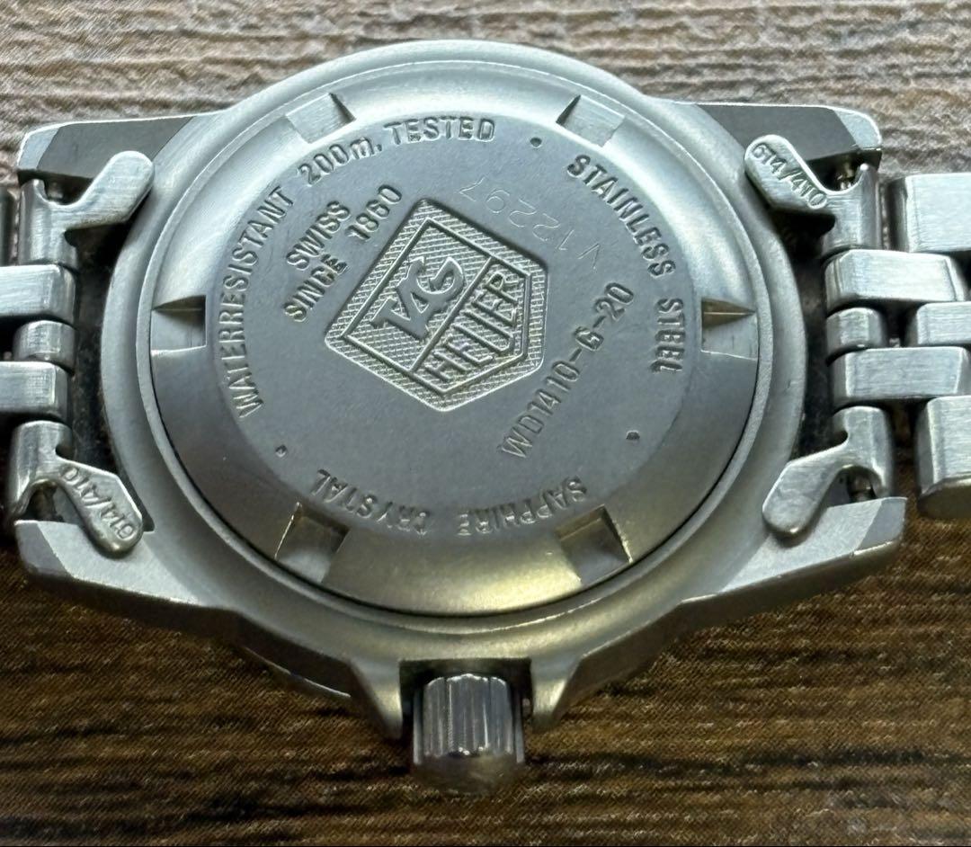 稼働 美品 TAG Heuer タグホイヤー プロフェッショナル WD1410