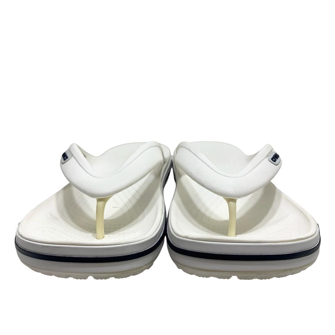 【美品】クロックス (23) トングサンダル フラット シャワーサンダル ビーチ 美品】クロックス (23) トングサンダル フラット シャワー