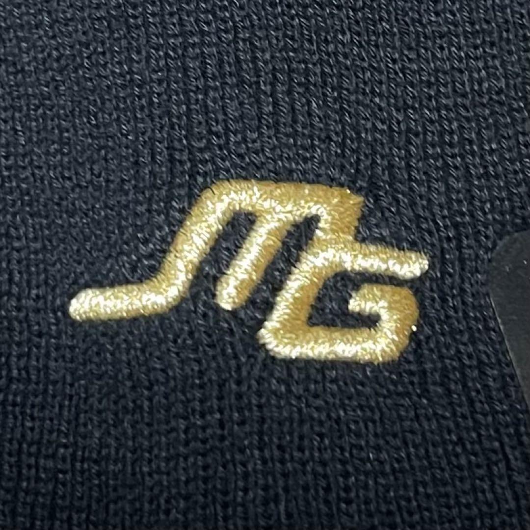 ニューエラ　NEW ERA 三浦技研　MIURA 刺繍ロゴ　ブラック　ニット帽