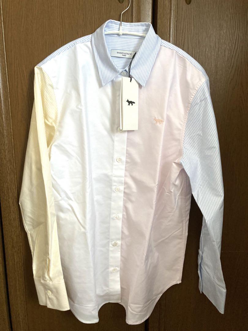 SALE】 メゾンキツネ フォックスエンブロイダリー クラシックシャツ
