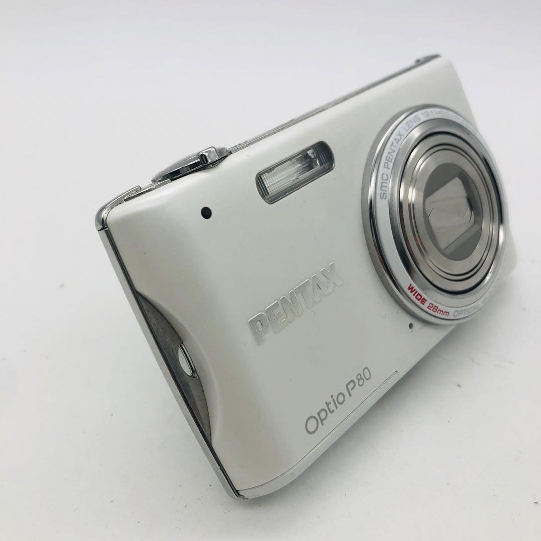 【動作確認済み】PENTAX OPTIO P80 デジタルカメラ 動作確認済み】PENTAX OPTIO P80 デジタルカメラ