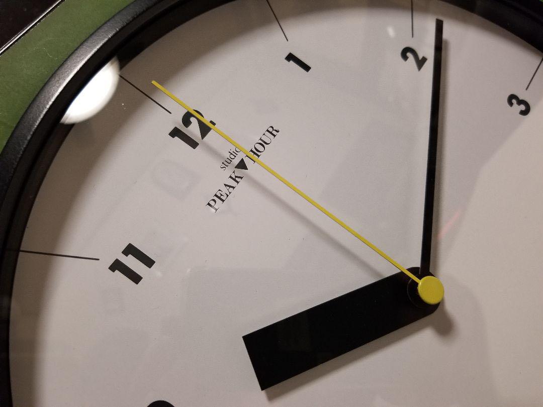 STUDIO PEAK HOUR　掛け時計　ポストモダン