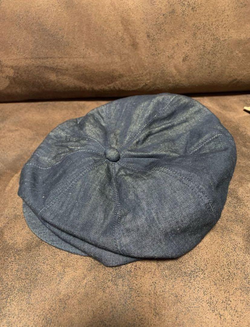 オールドジョー 美品 PEAKED CAP デニム リネン