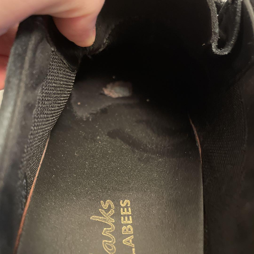 CLARKS ワラビー　ブラック　25センチ